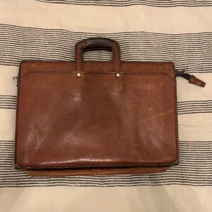 Elegant Vintage Leather Briefcase